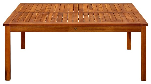 Tömör akácfa kerti dohányzóasztal 110 x 110 x 45 cm
