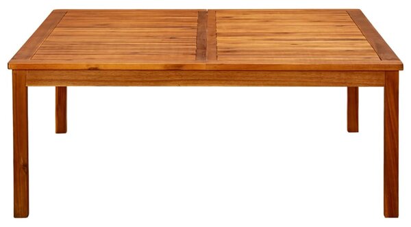 Tömör akácfa kerti dohányzóasztal 110 x 110 x 45 cm