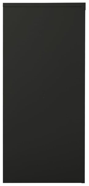 Antracitszürke acél tolóajtós szekrény 90 x 40 x 90 cm