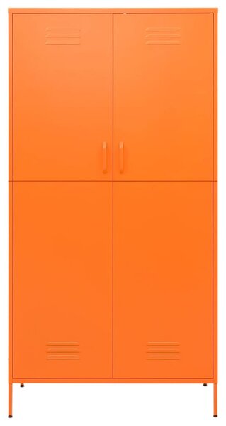 Narancssárga acél Ruhásszekrény 90 x 50 x 180 cm