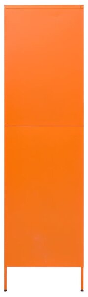 Narancssárga acél Ruhásszekrény 90 x 50 x 180 cm