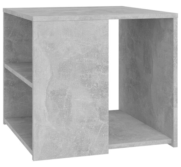 Betonszürke szerelt fa kisasztal 50 x 50 x 45 cm