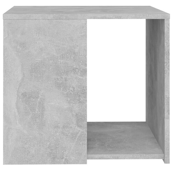 Betonszürke szerelt fa kisasztal 50 x 50 x 45 cm