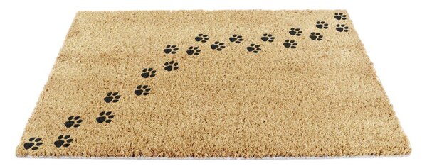Kókuszrost lábtörlő 40x60 cm Paw Prints – Artsy Doormats