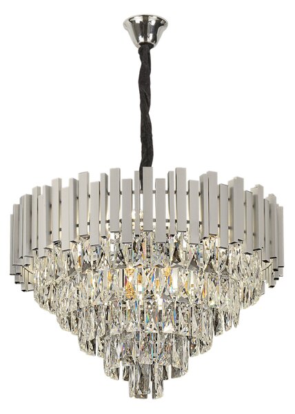 Mennyezeti függő lámpa G051-CP 50CM Chrome kristály arany