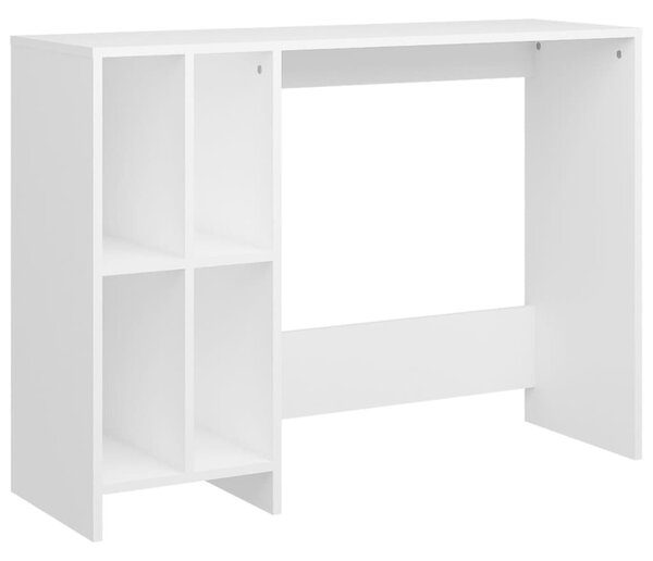 Fehér szerelt fa laptopasztal 102,5 x 35 x 75 cm