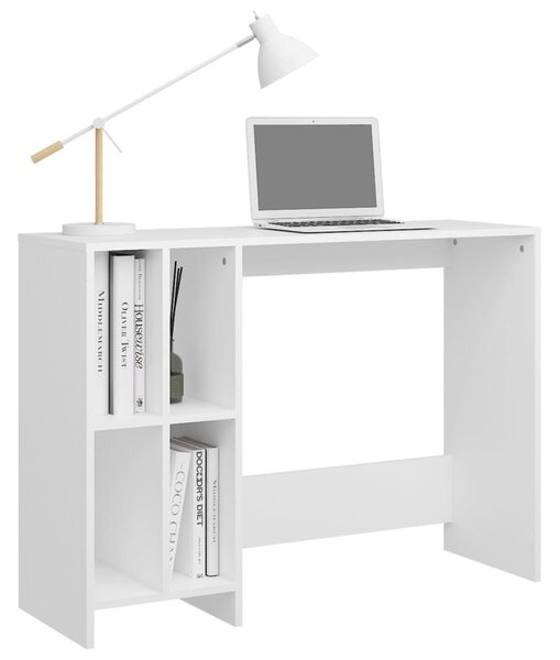 Fehér szerelt fa laptopasztal 102,5 x 35 x 75 cm