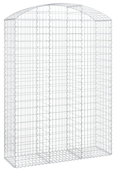Íves horganyzott vas gabion kosár 150x50x200/220 cm