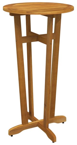 Tömör akácfa kerti bárasztal Ø60 x 105 cm
