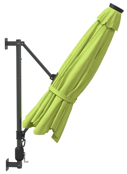 Almazöld falra szerelhető napernyő 290 cm