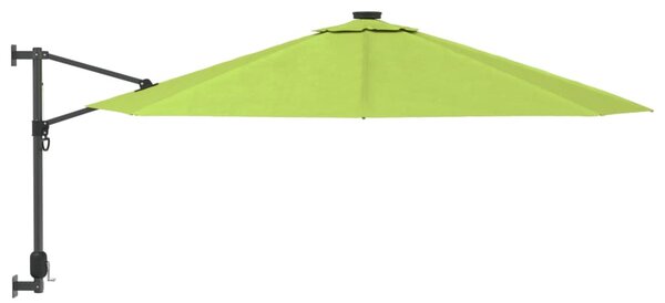 Almazöld falra szerelhető napernyő 290 cm