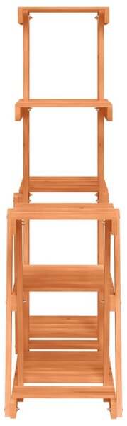 Tömör fenyőfa virágtartó állvány 95 x 25 x 96 cm