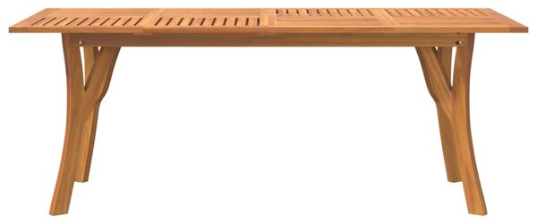 Tömör akácfa kerti asztal 200 x 90 x 75 cm
