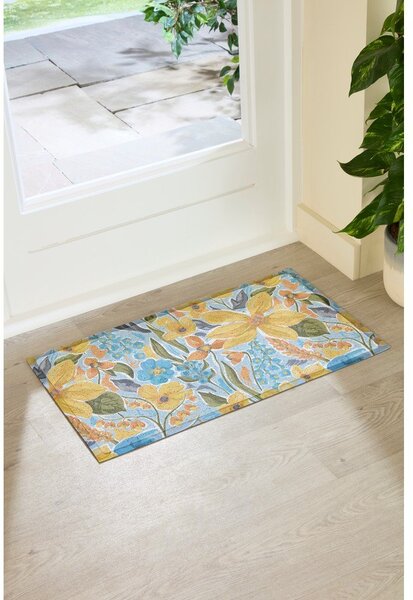 PVC lábtörlő 40x70 cm Flowers – Artsy Doormats