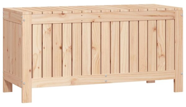 Tömör fenyőfa kerti tárolóláda 108 x 42,5 x 54 cm