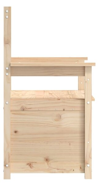 Tömör fenyőfa pad 112,5 x 51,5 x 96,5 cm