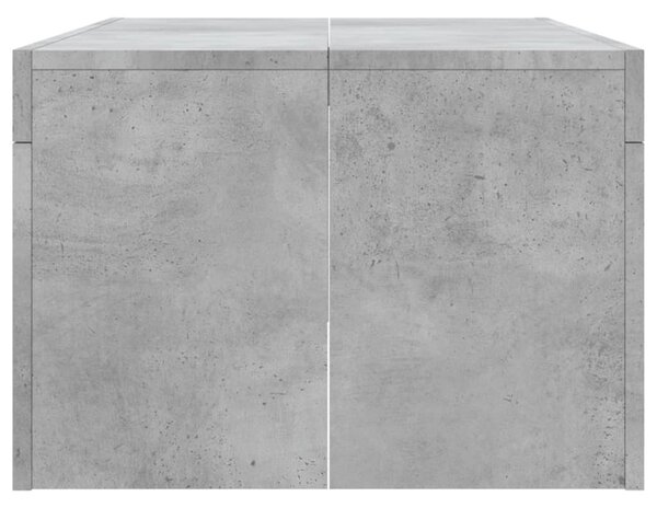 Betonszürke szerelt fa dohányzóasztal 102 x 50 x 36 cm