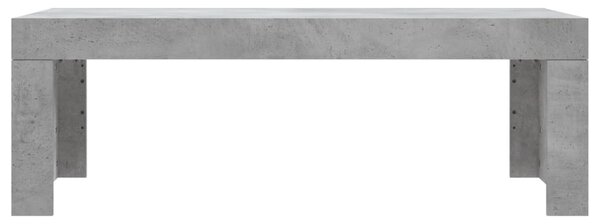 Betonszürke szerelt fa dohányzóasztal 102 x 50 x 36 cm