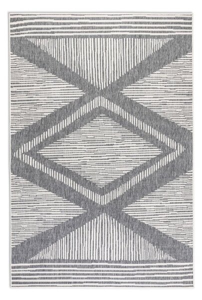 Szürke-krémszínű kültéri szőnyeg 80x150 cm Gemini – Elle Decoration
