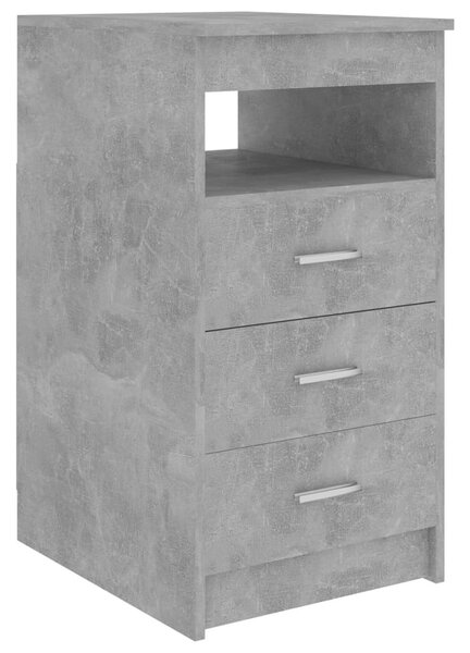 Betonszürke szerelt fa íróasztal 140 x 50 x 76 cm