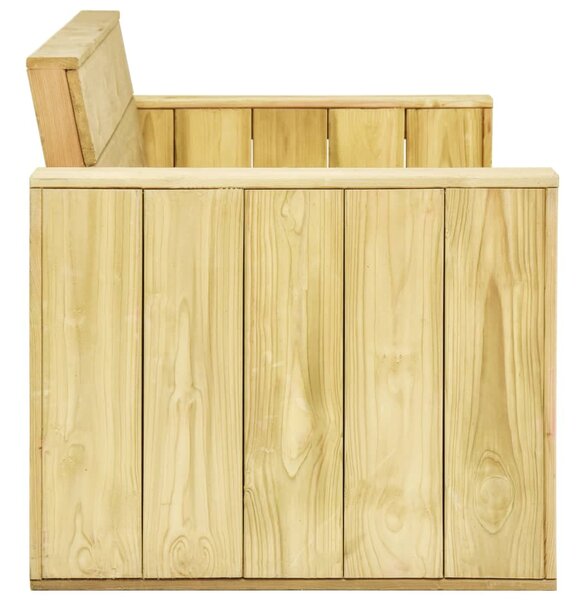 Impregnált fenyőfa kerti pad 179 cm