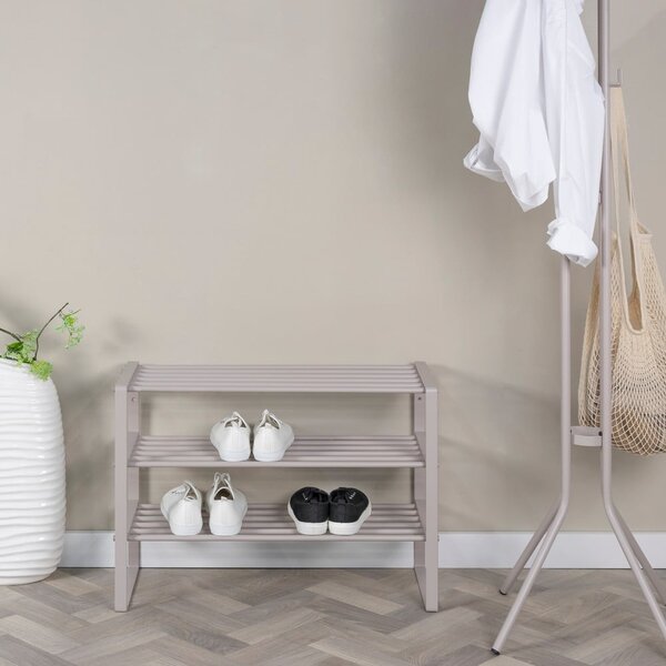Szürkésbarna fém cipőtartó 70x48,5x29 cm Rex – Spinder Design