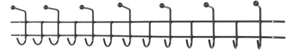 Fekete fém fali fogas Barato – Spinder Design