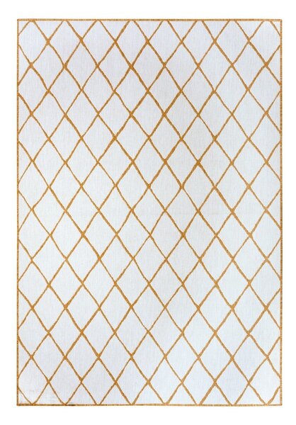 Okkersárga-fehér kültéri szőnyeg 120x170 cm Malaga – NORTHRUGS