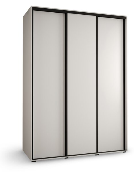 DAVOS 1 ruhásszekrény 170x235x60 - fehér