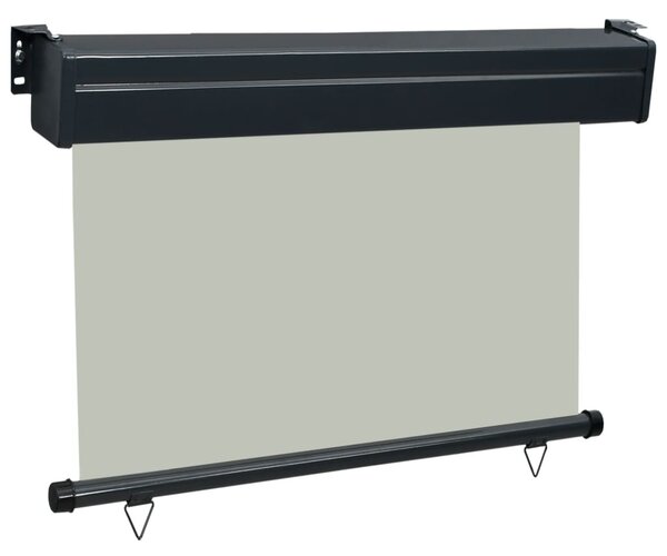 Szürke oldalsó terasznapellenző 85 x 250 cm
