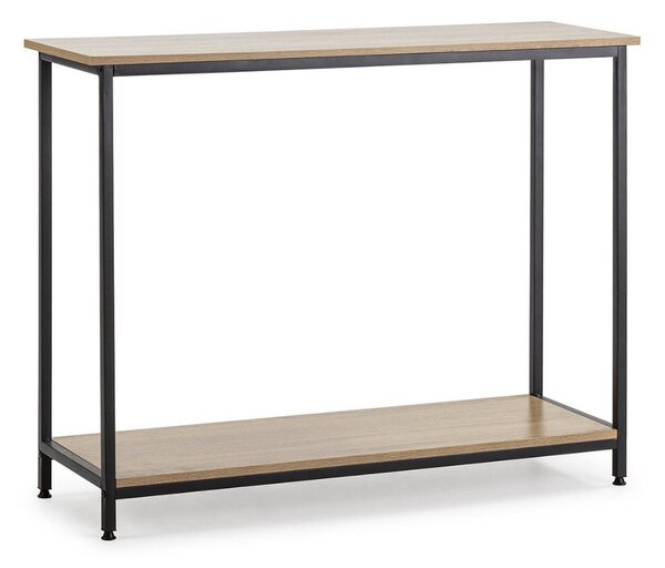 Intenso Home konzolasztal / előszobai lerakóasztal / tálalóasztal 106x35cm (Sonoma tölgy) | Masszív fém váz