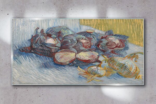 Üvegkép Káposzta és hagyma van gogh