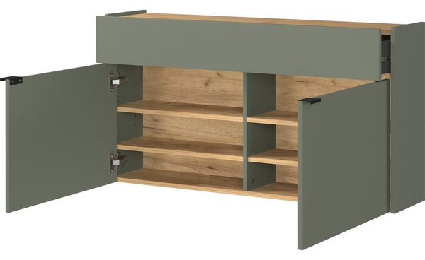 Zsályaszínű szekrény 110x57x22 cm Ameca – Germania
