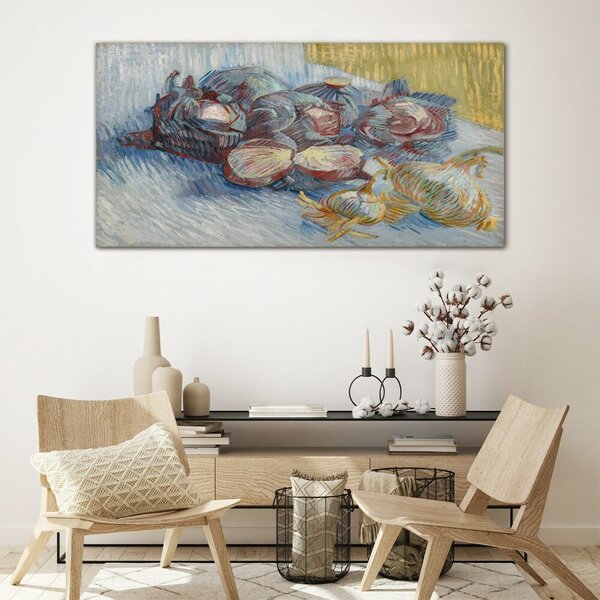 Üvegkép Káposzta és hagyma van gogh