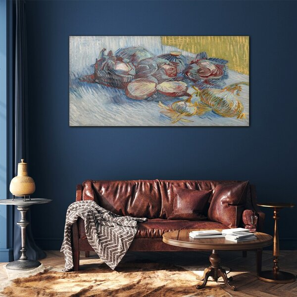 Üvegkép Káposzta és hagyma van gogh
