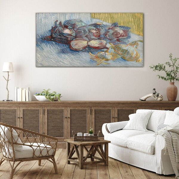 Üvegkép Káposzta és hagyma van gogh