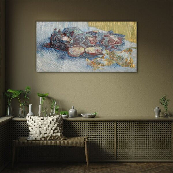 Üvegkép Káposzta és hagyma van gogh
