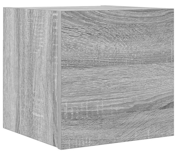 Szürke sonoma színű fali TV-szekrény 30,5 x 30 x 30 cm