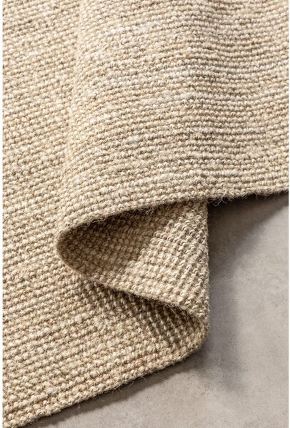 Krémszínű juta szőnyeg 80x150 cm Bouclé – Hanse Home