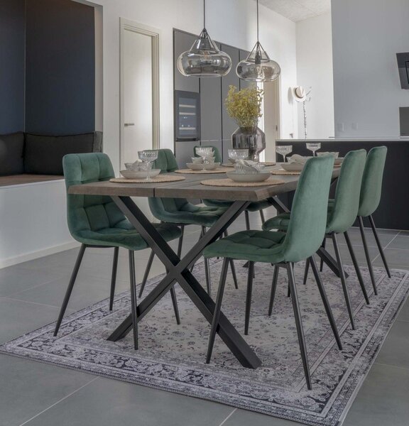 Zöld étkezőszék készlet 2 db-os Middelfart - House Nordic
