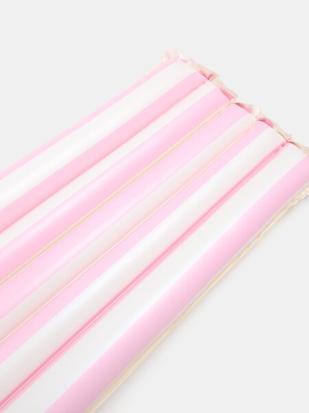 Sinsay - Felfújható vízi matrac csíkos mintával - pasztellpink