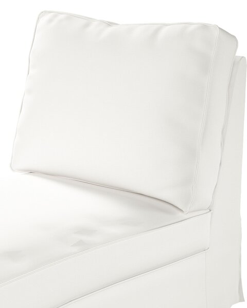 Huzat Ikea Ektorp karfa nélküli fekvőfotelhez (egyenes háttámla) termék színe fehér