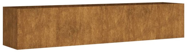 Corten acél kerti magaságyás 200x40x40 cm
