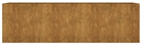 Corten acél kerti magaságyás 280x80x80 cm
