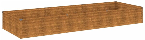 Corten acél kerti magaságyás 291x100x36 cm