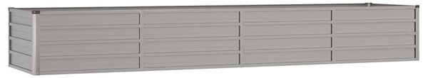 Rozsda színű corten acél kerti magaságyás 320 x 80 x 45 cm