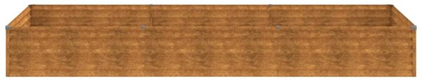 Corten acél kerti magaságyás 291x100x36 cm