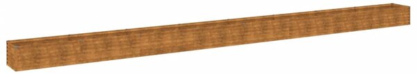 Corten acél kerti magaságyás 770x50x36 cm