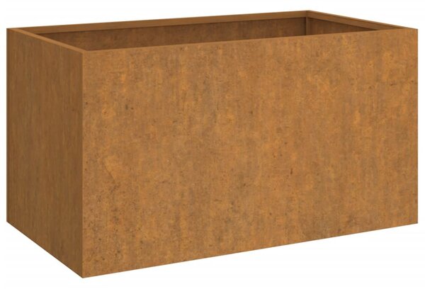 Corten acél növénytartó 62x40x39 cm