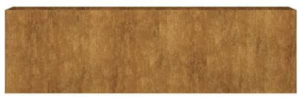 Corten acél kerti magaságyás 280x40x80 cm